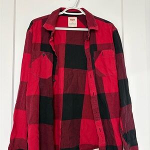 Levi Plaid Flannel Shirt